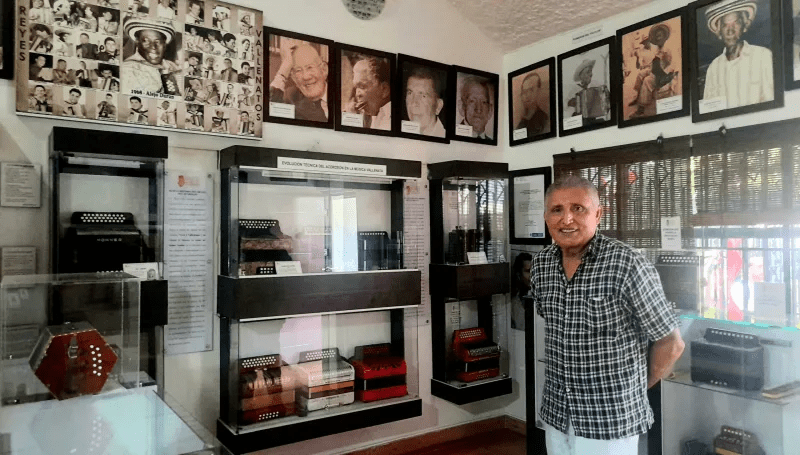 Interior del Museo del Acordeón 